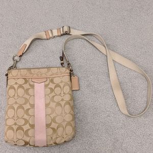 Coach signature swing pack crossbody